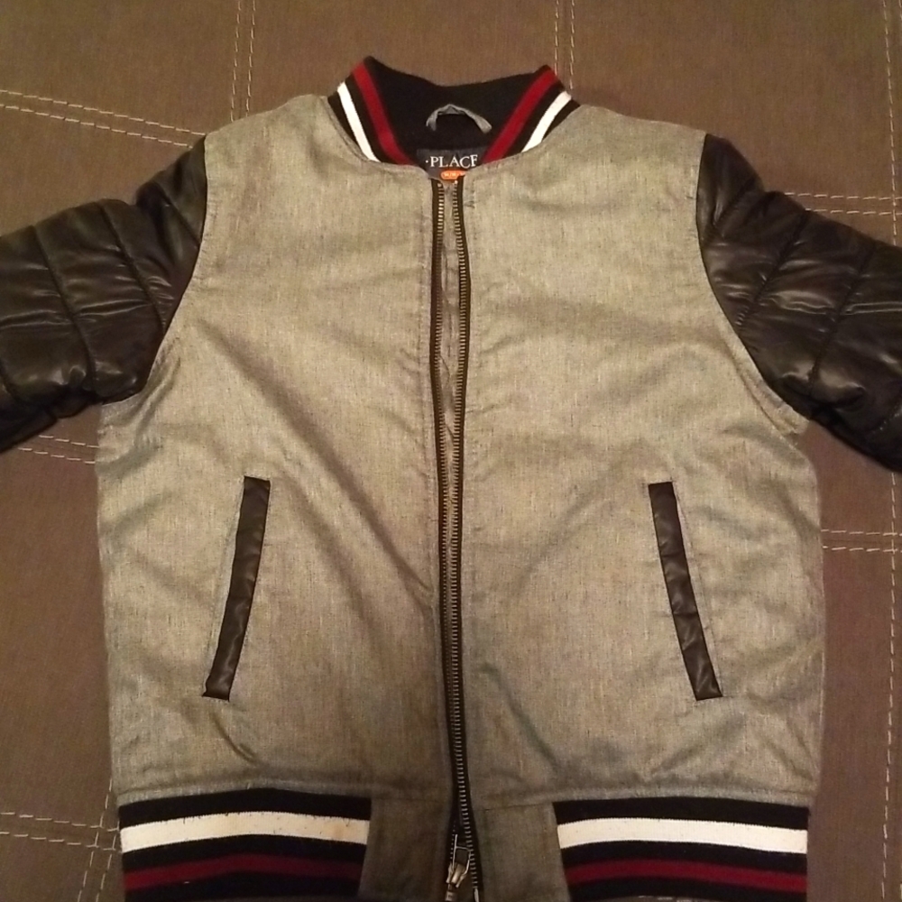 Children place varsity style jacket size M 7/8